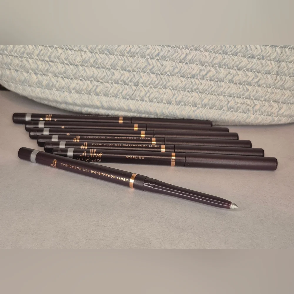 Mally Beauty Silver Evercolor Waterproof Precision Eyeliner Bundle Of 6